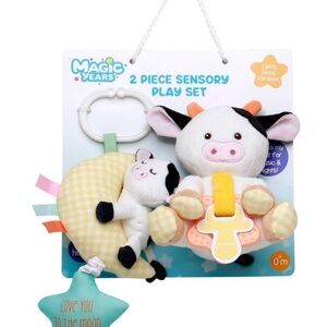 Cow Sensory Play Set - Yellow and White